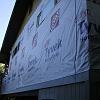 in transition with tyvek and band installed